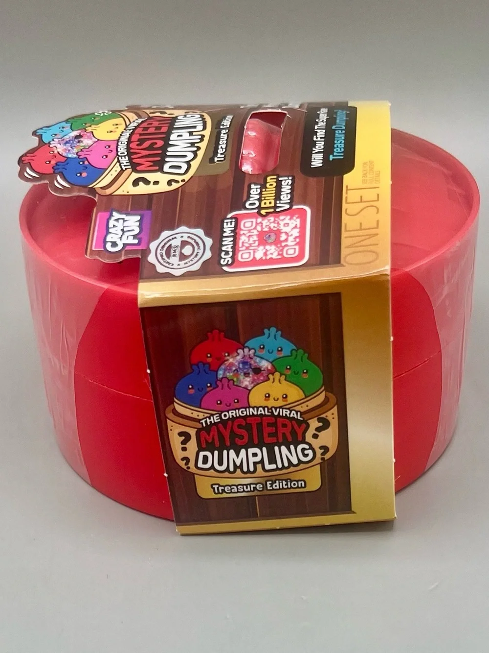 RMS Crazy Fun Mystery Dumpling TREASURE EDITION 🪎❤️ Red -  Viral Squishy Toy NEW